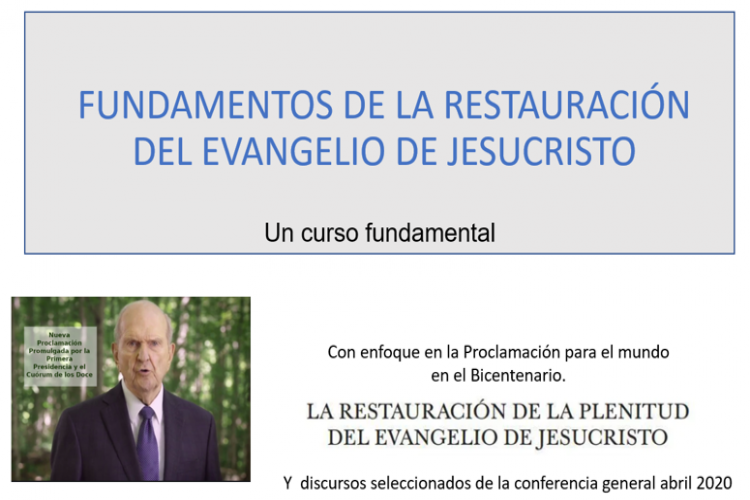 Fundamentos de la Restauración